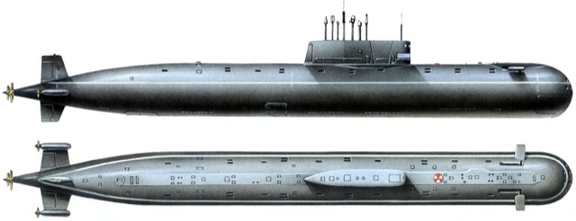 Подводная лодка Комсомолец - технические характеристики