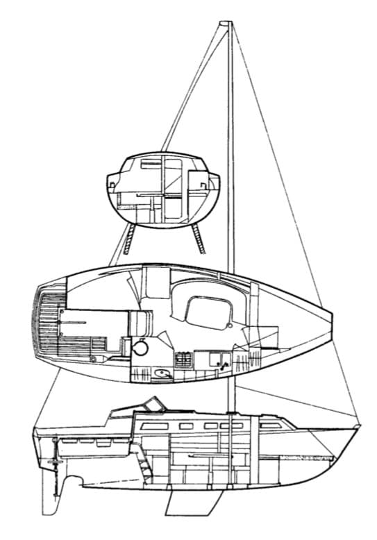 Двухкилевая яхта "Идиллия-83"